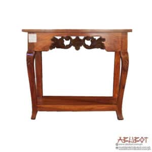 Console Planters With Carvings Small Acacia/Mahogany1ftx3ftx31"