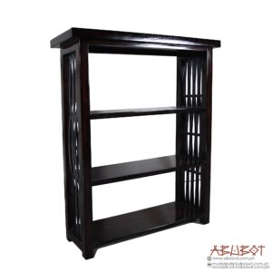 Open Shelves Regular Distressed Finish Mahogany 1ftx40x6ft