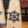 PAT-445 Wooden Light House 5x13x26cm