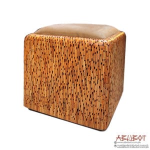 Square Stool with Seat Cushion