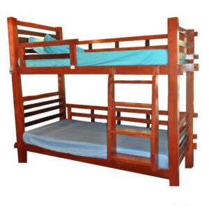 Double Deck Regular Mahogany 39" x 77.5" x 83"