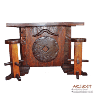 Alden Traviesa Bar Counter with 3 Stools Mixoldwood