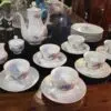 #264 Set for 6 Teaset Porcelain