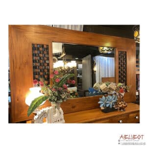 Mirror Banig Big 48x7ft Mahogany