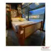 Torno Bed Queen Soliya Mahogany