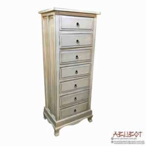 Chest of Drawer 7D Mahogany Distressed Finish
