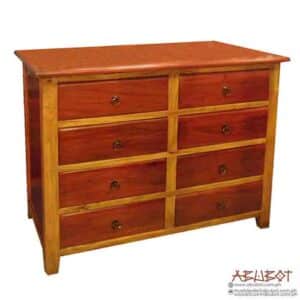 Chest of Drawer 6D Molave and Mahogany
