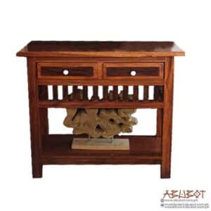 Console 2D Slatt Acacia 3ftx1ftx32"