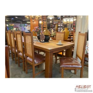 Dining Set 10s Yakal with Soliya and Foam