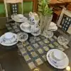 Dining Set 4s Mixoldwood Capiz Distressed Finish