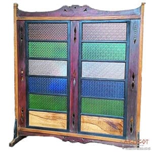 Divider Double Panel Stain Glass Mixoldwood