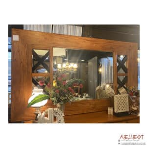 Mirror Margareth Big 48x7ft Mahogany