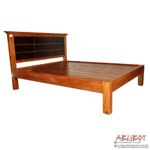 Panel Bed Queen Mahogany