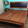 Panel Bed Queen Mahogany