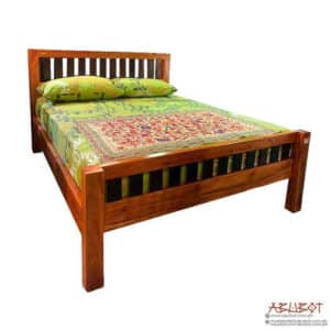 Slatt Bed Queen Mahogany