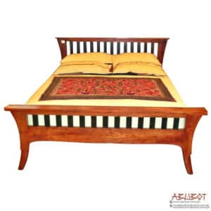 Tribal Bed Queen Mahogany