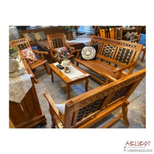 Sala Set Recline Olympic Mahogany (Set of 5)