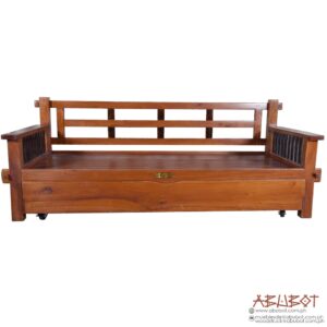 Daybed with Pull out Mahogany 36x75x32″